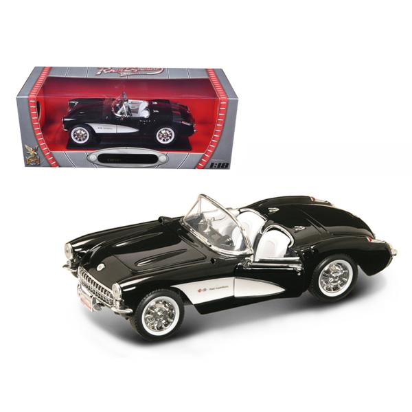 ミニカー 1/18 Roadsignature 1957 シボレー・コルベット 黒 ミニカー 1/18 Roadsignature 1957 シボレー・コルベット 黒