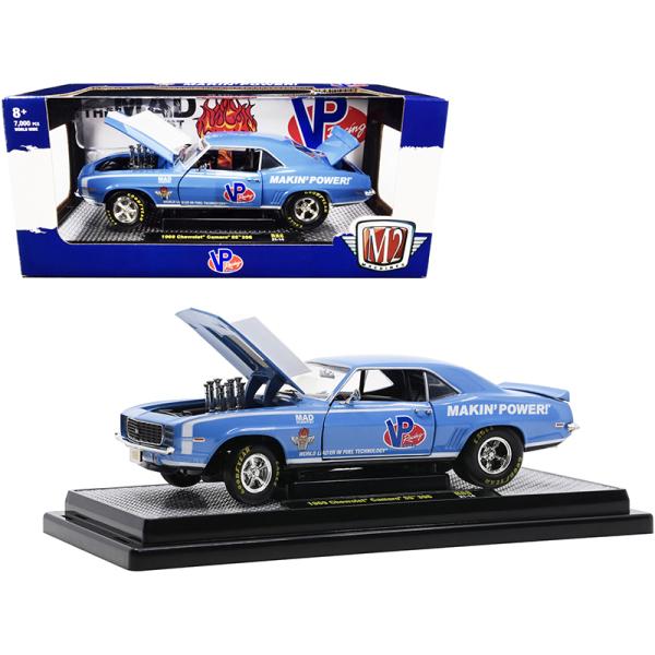 ミニカー 1/24 M2 1969 カマロ ブルーメタ色 1969 Chevrolet Camaro SS