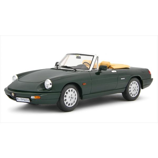 ミニカー 1/18 1990 アルファロメオ スパイダー 緑色特別限定モデル