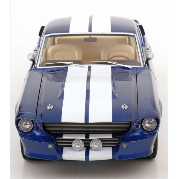 ミニカー 1/12巨大サイズ 1967 シェルビー GT500 エレノア 青色 限定