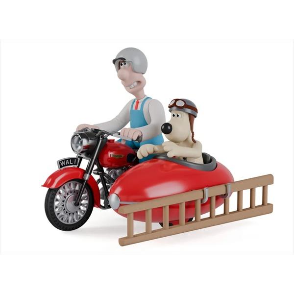 ミニカー 1/43 映画 ウォレスとグルミット サイドカーに乗ったウォレスとグルミット はしご付き CORGI 予約商品