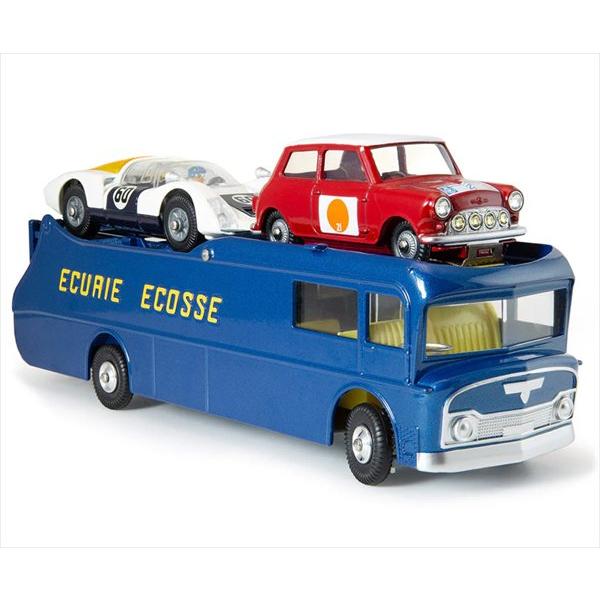 3台のミニカーを積載可能ギミック多数付 ミニカー 1/43 積載車 青（3台積載可能） COMMER - TRUCK TEAM ECURIE ECOSSE 1959 CORGI 予約商品