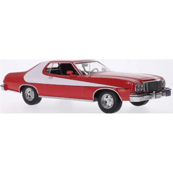 ミニカー 1/18 スタスキー&amp;ハッチ フォード グラントリノ 赤 MCG テレビシリーズ スタスキー＆ハッチに登場する、グラントリノです 予約商品