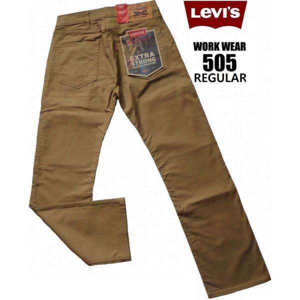 Levi's リーバイス 505 メンズ ジーンズ ワークパンツ カラーパンツ WORKWEAR 505 レギュラーストレート ワークパンツ ストレッチ カーキ :28930-0006:カジュアルショップ 宝築屋 - 通販 - Yahoo!ショッピング