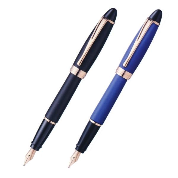 Aurora イプシロン・サテン・ローズゴールド万年筆　ブラック　B10-PN アウロラ（文具） 万年筆 アウロラ AURORA イプシロン サテン