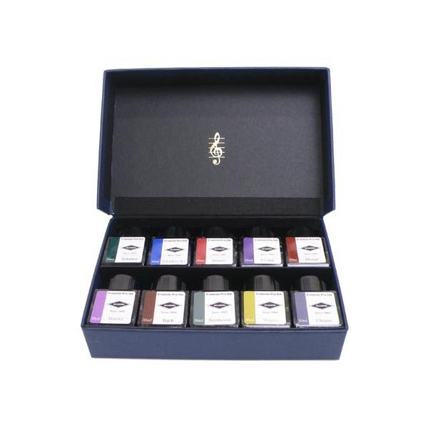 【ダイアミン インク 10色セット Music Set】未使用 DIAMINE(ダイアミン) オリジナルインク ミュージックセット 50ml×10色