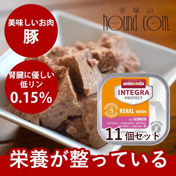 アニモンダ 犬用療法食インテグラプロテクト 腎臓ケア（低リン）豚ウェットフード アニモンダ インテグラプロテクト 療法食 ニーレン 豚 犬用 腎臓