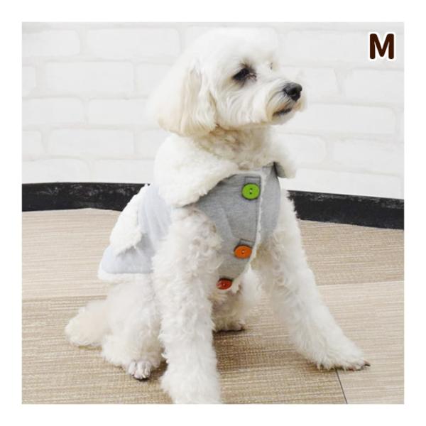 Cinofilo 裏毛ボアポケット付きジャケット Mサイズ 犬用 ウェア 秋冬