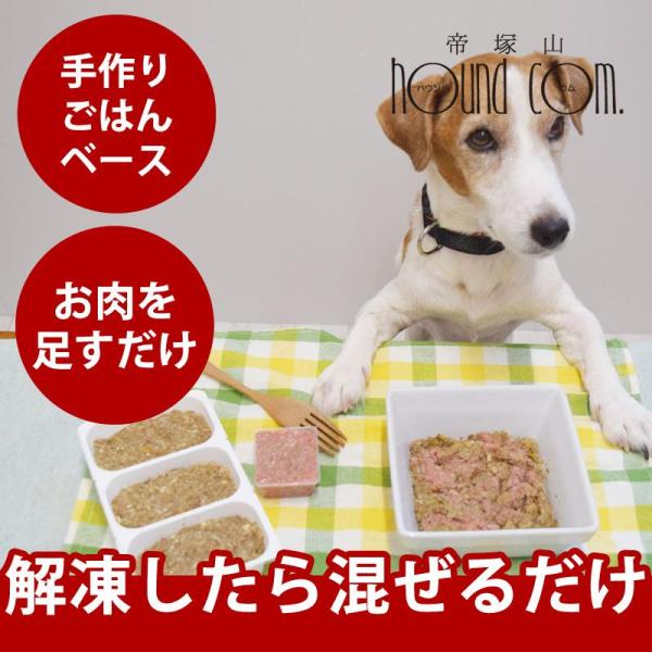 犬 手作りごはん お肉を足すだけ栄養バランスごはん 6個セット 低脂肪