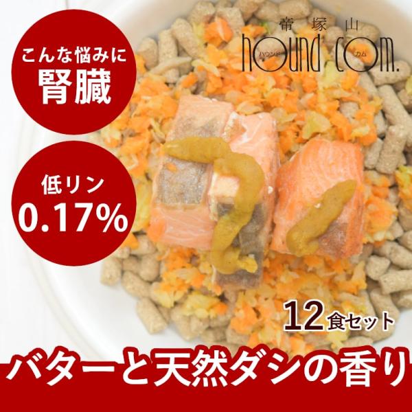 犬 手作りごはん 鮭ときのこのちゃんちゃん焼き 12個セット【ハウンドカム食堂】 簡単 便利 食べない トッピング 冷凍ドッグフード フレッシュドッグフード