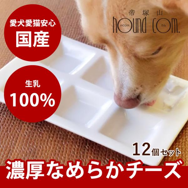 国産生プレミアム 愛犬愛猫用フレッシュチーズ 60g×12個セット 冷凍 発酵食品 やわらかいおやつ ヨーグルトのようなチーズ