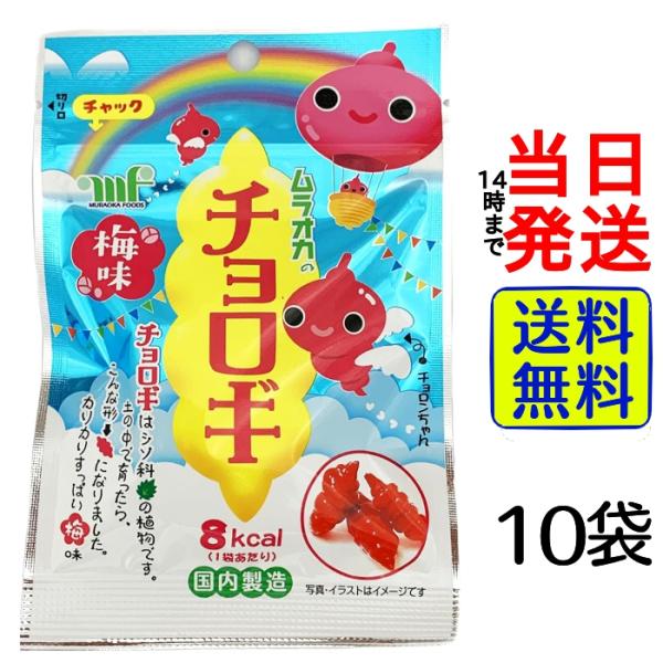 村岡食品 チョロギ梅味 17g×10袋