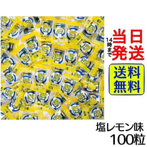 Kabaya 塩分チャージ タブレッツ カバヤ 熱中症対策 (塩レモン味 100粒