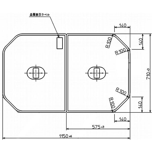 TOTO ӂӂ 1150×710mm PCF1210R#NW1CӂECt^Ett^