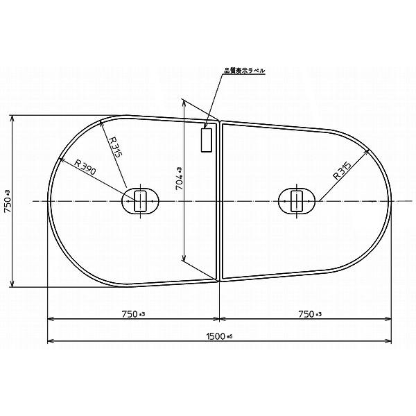 TOTO ӂӂ tBA 1500×750mm PCF1530R#NW1CӂECt^Ett^