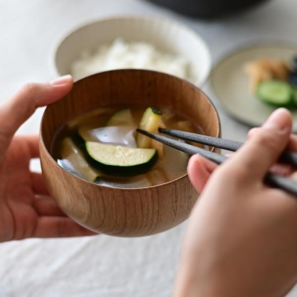 スタジオエム 杢 栗の木 ボウル 汁椀 2サイズ 食器 味噌汁 スープボウル おしゃれ かわいい ギフト
