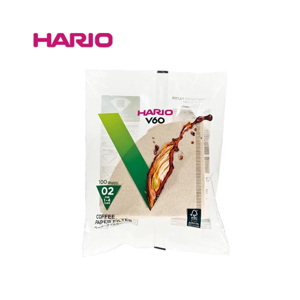 ハリオ V60用ペーパーフィルター02M 100枚 VCF-02-100M ハリオ hario コーヒー器具 ドリッパー キッチン用品 coffee