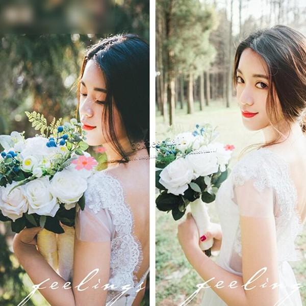 送料無料◇ウエディングブーケ ブートニア 手首の花 結婚式 ローズ