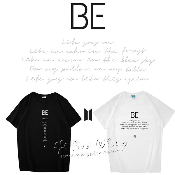 送料無料】BTS(防弾少年団) BE Life Goes On 韓流グッズ 半袖Tシャツ