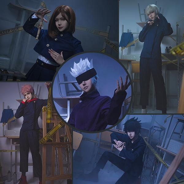 送料無料 呪術廻戦 風 釘崎野薔薇 伏黒恵 五条悟 虎杖悠仁 狗巻棘 コスプレ衣装 制服 ウィッグ 靴 Cosplay アニメ ゲーム コスチューム ハロウィン仮装 Tt1395 豊盛商事 通販 Yahoo ショッピング