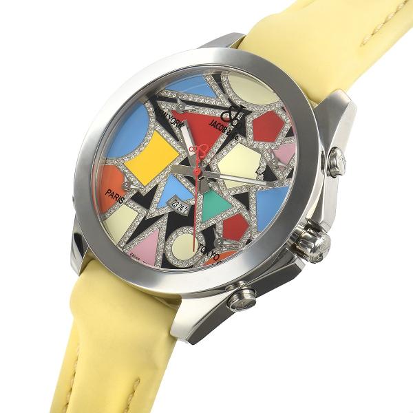 ジェイコブ メンズ腕時計 ５タイムゾーン ４７ ジェイコブ Jc 133da メンズ 腕時計 中古 宝石広場ヤフー店 未使用品 未使用品 日本特売の