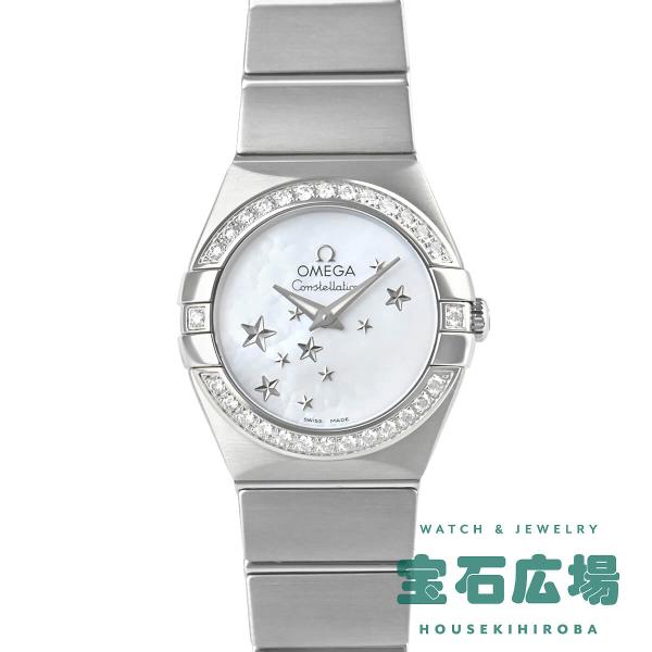 オメガ OMEGA 123.15.24.60.05.003 コンステレーション ブラッシュ ダイヤベゼル クォーツ レディース _950687 Constellation 24 mm, ステンレススティール - 123.15.24.60.05.003