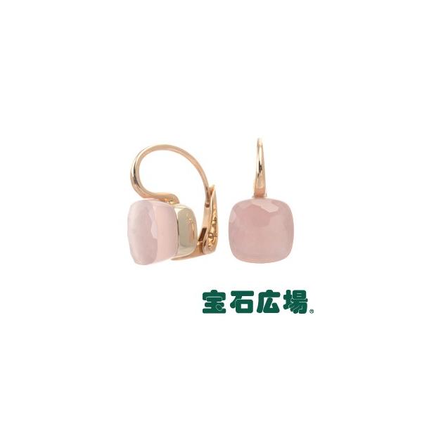 Pomellato ローズクォーツ フープピアス ポメラート POMELLATO ヌードクラシック ローズクォーツ