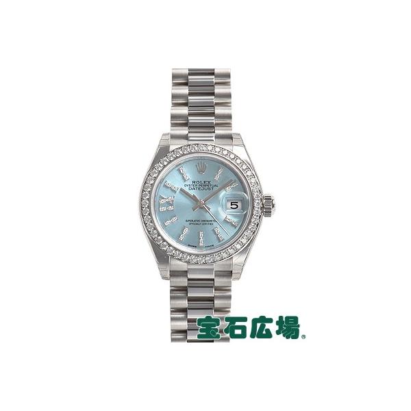 【美品】一五一会(音来) 2007年製 ロレックス デイトジャスト 279136RBR.IBLBDIXDPRアイスブルー