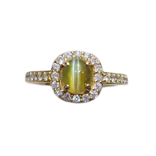 専用JF17★高級 クリソベリルキャッツアイ1.03ct DK18WGヘッドソ付 houseki-shibata_12102620