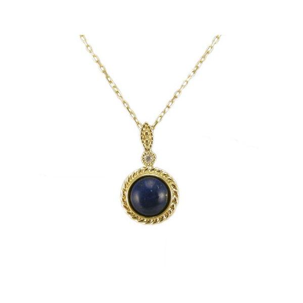 Lapis Lazuli ビンテージカボションペンダントネックレス/チョーカー