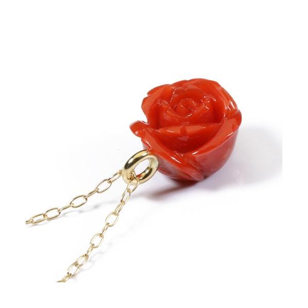 血赤珊瑚ペンダントネックレス薔薇花k18yg 無染色junsui Buyee 日本代购平台 产品购物网站大全 Buyee一站式代购bot Online