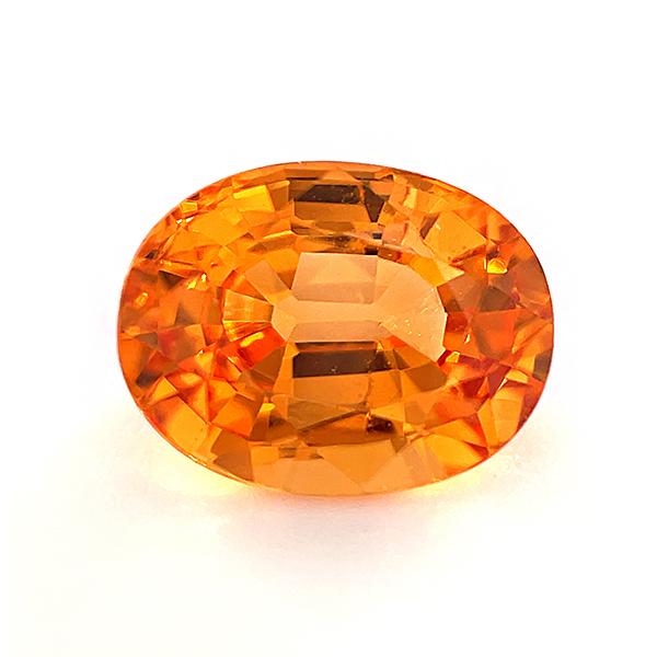 ナミビア産マンダリンガーネット ルース 2.62ct【品質保証書/宝石鑑別 