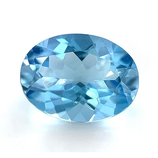 サンタマリア アクアマリン ルース 0.99ct【品質保証書/宝石鑑別 サンタマリア アクアマリン ルース 0.99ct【品質保証書/宝石鑑別