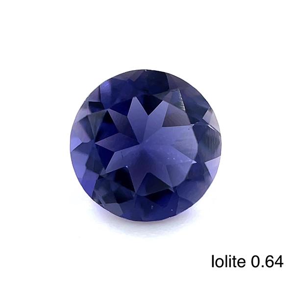 インド産アイオライト ルース 0.64ct【品質保証書付】 : 宝石天国