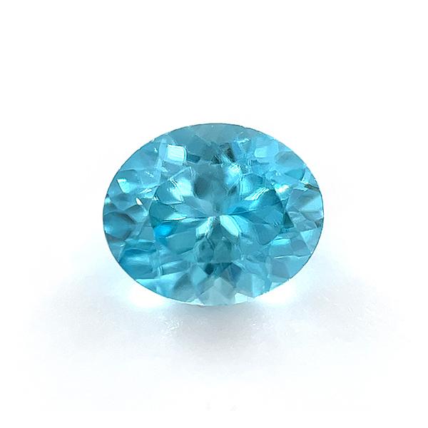 カンボジア産ブルージルコン ルース 0.95ct 【品質保証書付】 : 宝石 