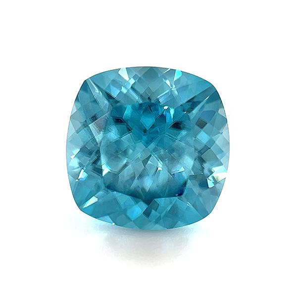 カンボジア産ブルージルコン ルース 3.16ct 【品質保証書/宝石鑑別書付 