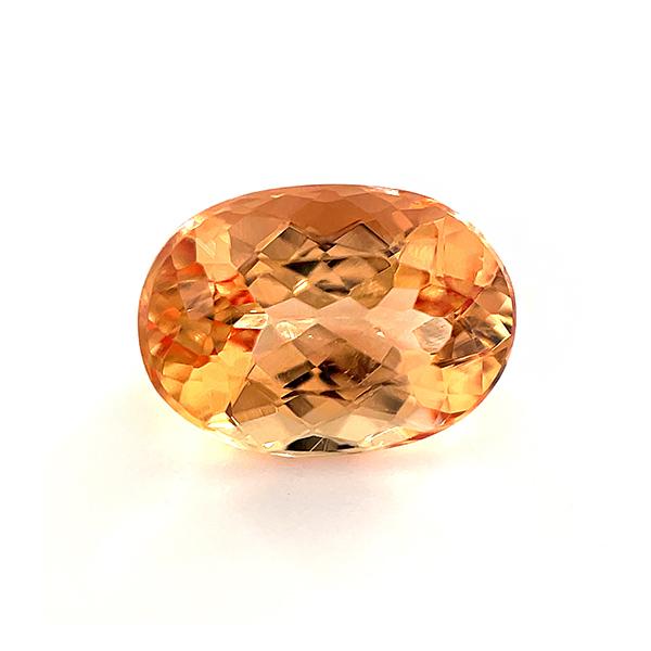 ブラジル産インペリアルトパーズ ルース 2.15ct【品質保証書/宝石鑑別 