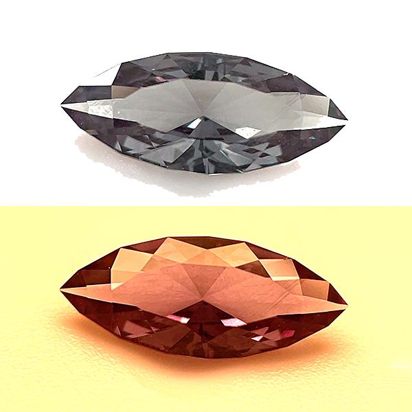 カラーチェンジガーネット ルース 0.81ct【品質保証書/宝石鑑別書付