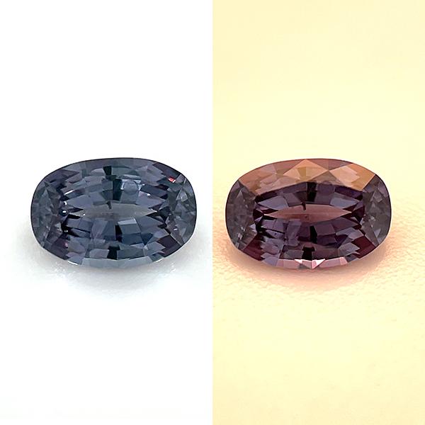 カラーチェンジガーネット ルース 0.35ct【品質保証書/宝石鑑別書付 