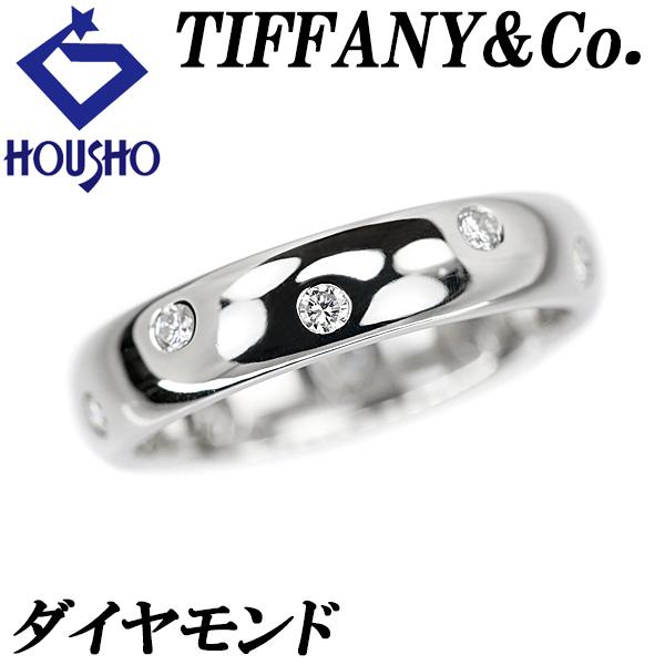 TIFFANY&Co. ティファニー ダイヤモンド ドッツ リング Pt950 TIFFANY&Co. ティファニー ダイヤモンド ドッツ リング Pt950