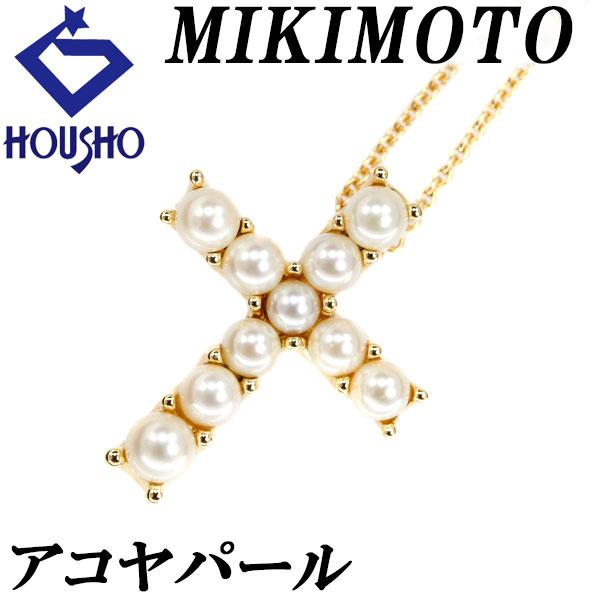 MIKIMOTO ミキモト アコヤパール ネックレス 3.1-4.2mm K18YG MIKIMOTO ミキモト アコヤパール ネックレス 3.1-4.2mm K18YG
