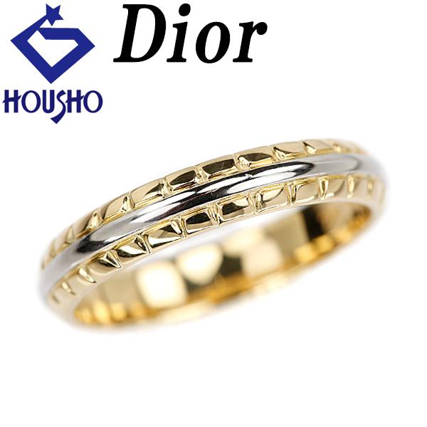 Christian Dior ディオール リング K18YG Pt950 地金のみ 石なし Christian Dior ディオール リング K18YG Pt950 地金のみ 石なし
