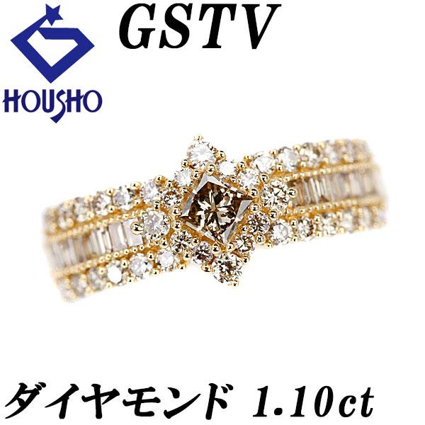 GSTV k18YGブラウンダイヤモンドチャーム0.6カラット