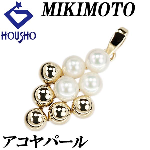 MIKIMOTO ミキモト アコヤパール ペンダントトップ 4.0mm K14YG ベビー  
