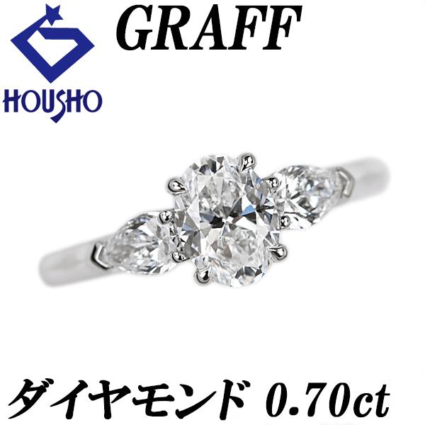 本日限定価格 CRAFY Pt950 リング ダイヤモンド　 箱・鑑定書付き グラフ ダイヤモンド Pt950 GRAFF グレード付き GIA鑑定書 オーバル