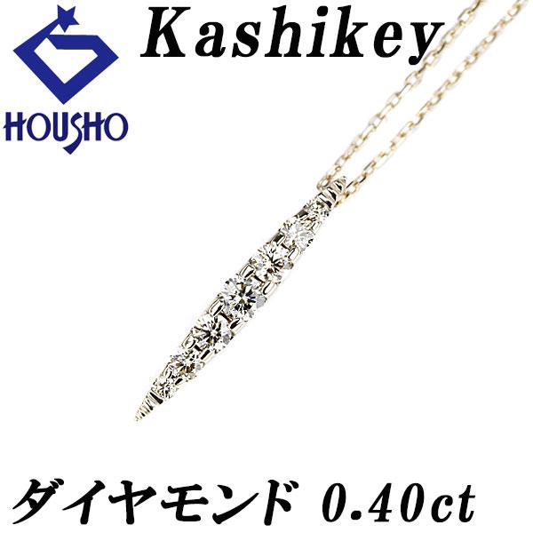 カシケイ ブラウンダイヤモンド ネイキッド ネックレス K18ブラウン