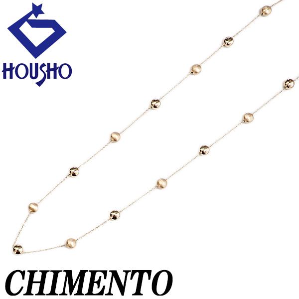 キメント ネックレス K18ピンクゴールド CHIMENTO 2way ステーション