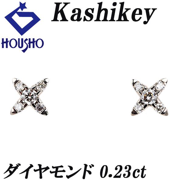 カシケイ ブラウンダイヤモンド ネイキッド ピアス K18ブラウン