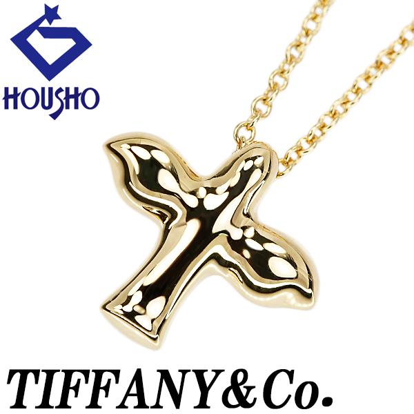TIFFANY&Co.（ティファニー） バードクロス ネックレス K18YG 