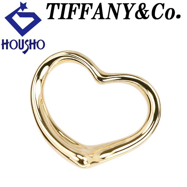 TIFFANY&Co.（ティファニー） オープンハート ペンダントトップ K18YG